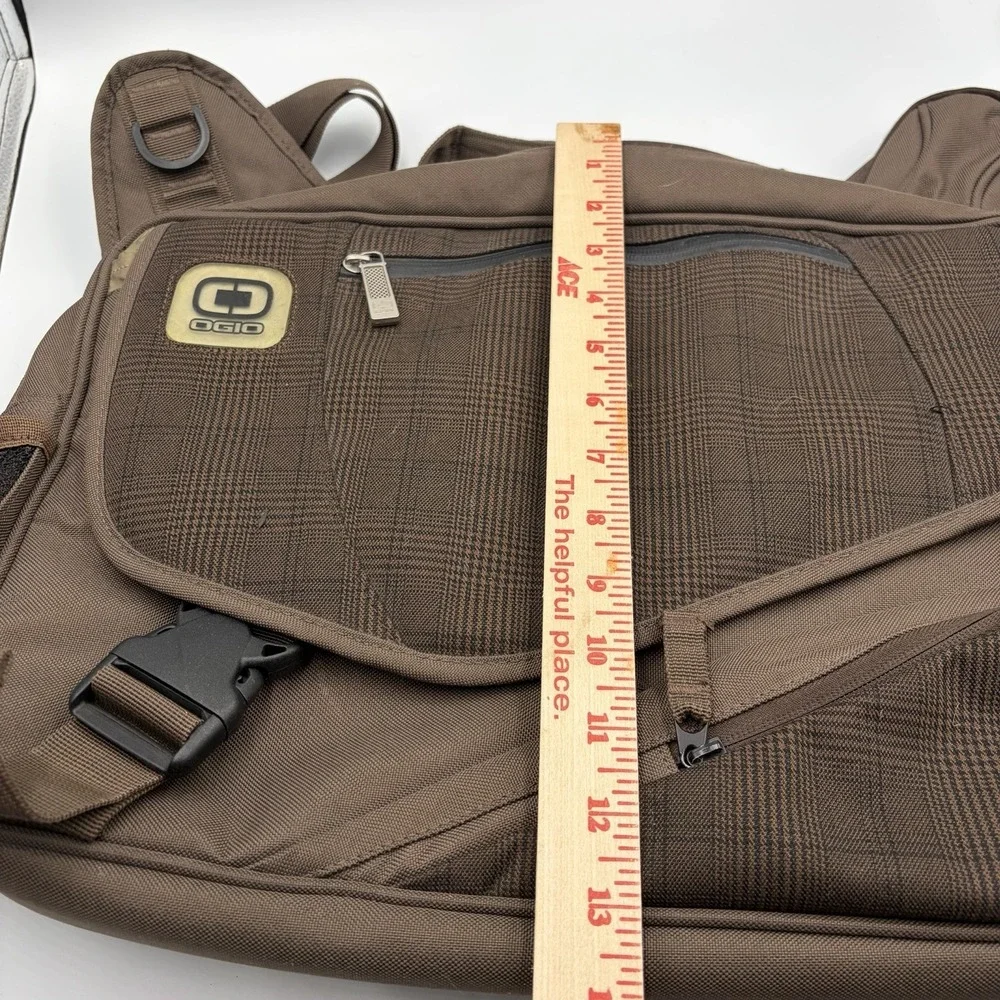 OGIO Street Hip Hop Messenger Laptop Shoulder Bag Brown 15